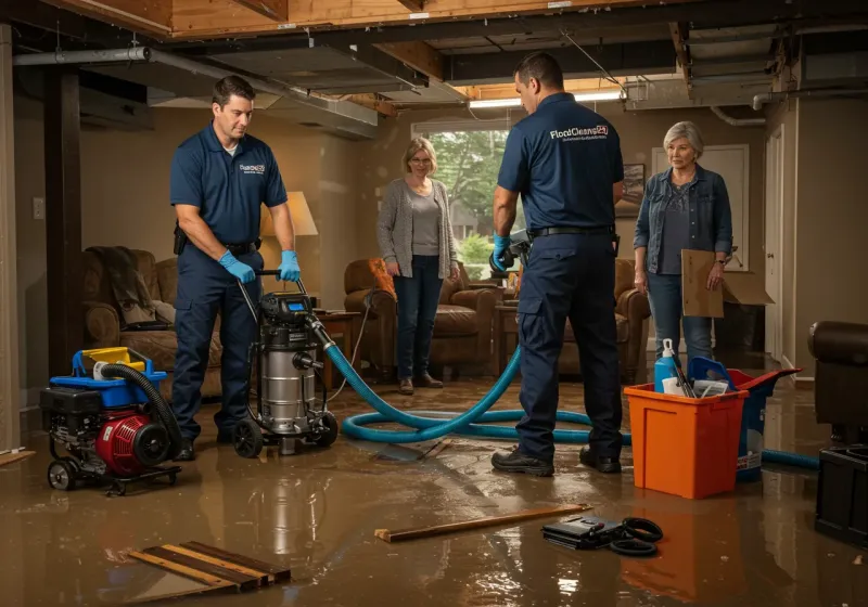 Basement Water Extraction and Removal Techniques process in New Milford, NJ